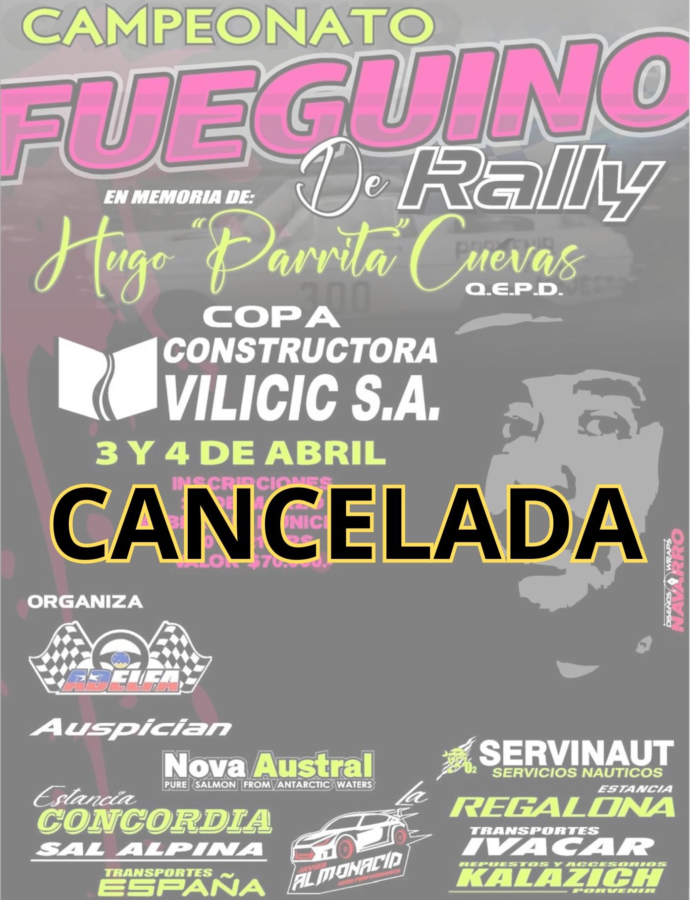 Se suspende la primera de Rally en Porvenir