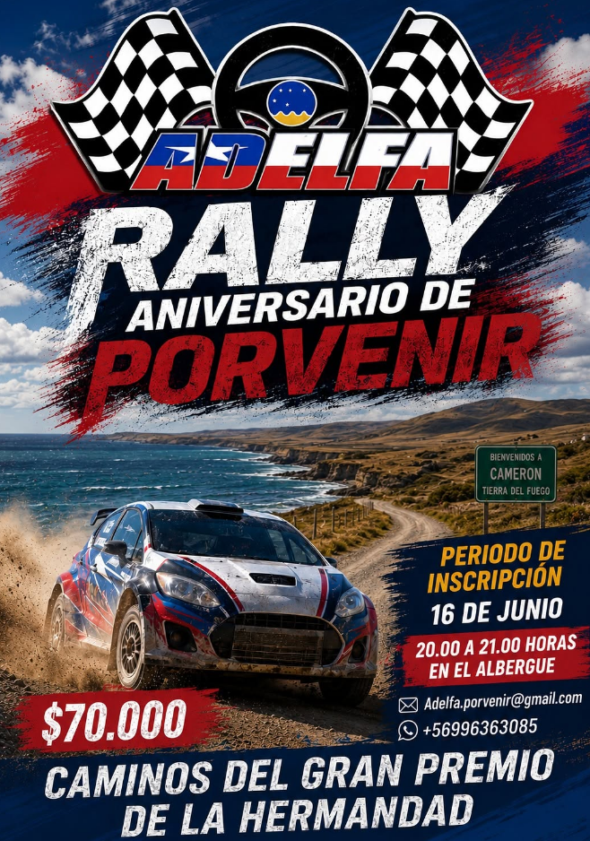 Rally Aniversario de Porvenir abre sus inscripciones para la primera fecha del campeonato