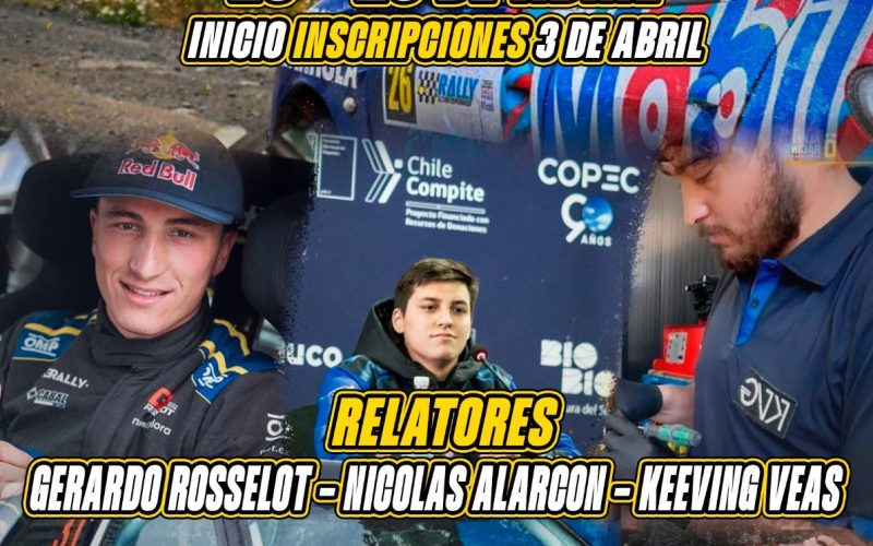 Curso de Rally 2026 con destacados exponentes nacionales