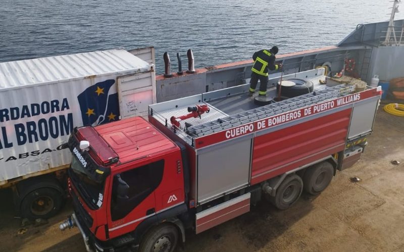 TABSA se suma a esfuerzos por combatir emergencia en Puerto Williams
